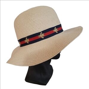 Vince Camuto Woven Panama Bee Hat